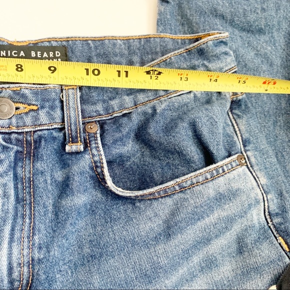 Veronica Beard Ines Girlfriend Style Lace Up Jeans - Picture 8 of 12